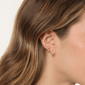 Brilliant Grown 1/10ctw. Lab-Grown Diamond Hoop Earrings - image 3