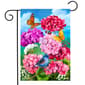 Geranium in Bloom Garden Flag - image 1
