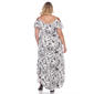 Plus Size White Mark Cold Shoulder Tie-Dye Maxi Dress - image 4