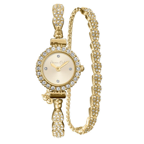 Womens Alexis Bendel Gold-Tone Analog Watch Set - A1824G-42-A27 - image 