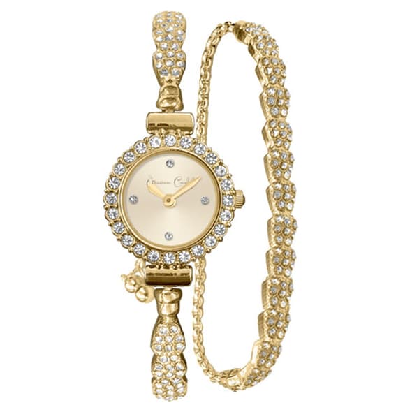 Womens Alexis Bendel Gold-Tone Analog Watch Set - A1824G-42-A27 - image 