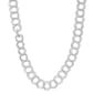 Sterling Silver Charm Link Chain Necklace - image 1