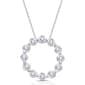 Nova Star(R) Sterling Silver Lab Grown Diamond Circle Pendant - image 1