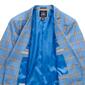 Mens Savile Row Plaid Sport Coat - Kensington Blue - image 3