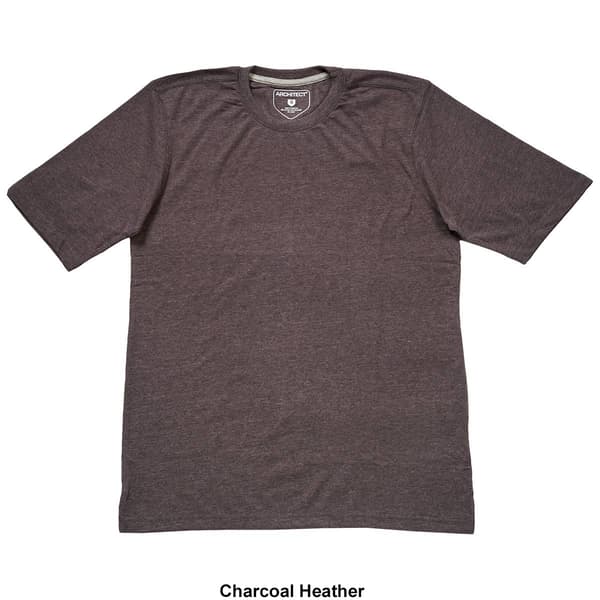 Mens Architect® Ribbed Crew Neck Solid Jersey Tee