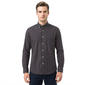 Mens Chaps Long Sleeve Stretch Plaid Button Down - Graphite - image 1