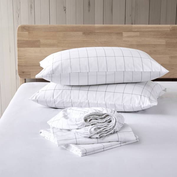 Eddie Bauer Northern Plaid Cotton Percale Sheet Set