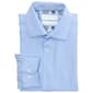Mens Denim & Flower Geometric Dress Shirt - Light Blue - image 1
