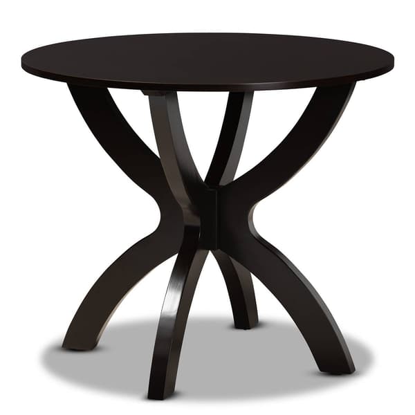 Baxton Studio Anila Dark Brown Finished Wood 5pc. Dining Set