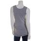 Womens Times Two Side Ruched Marled Maternity Tank Top - image 2