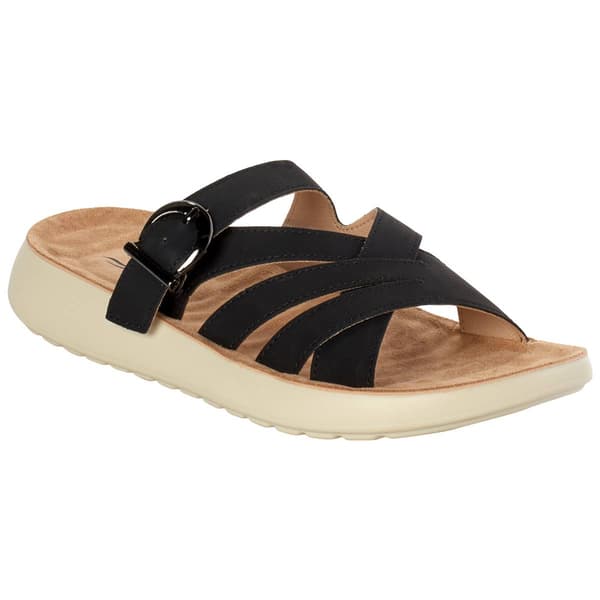 Womens Easy Street Clove Slide Wedge Slide Sandals - image 