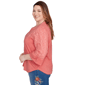 Plus Size Alfred Dunner El Paso Diamond Textured Spliced Blouse - image 4