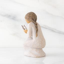Willow Tree 3.5in. Quiet Wonder Angel Figurine with Butterfly