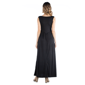 Plus Size 24/7 Comfort Apparel Sleeveless Maternity Maxi Dress - image 3