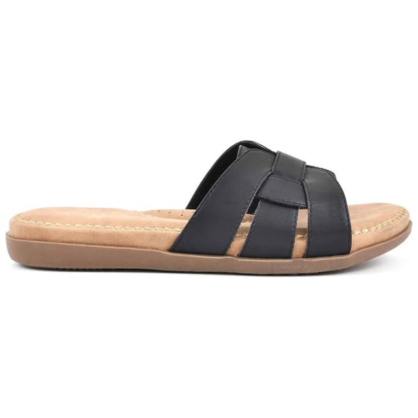 Womens Cliffs by White Mountain Fredie Slide Sandals