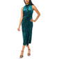 Womens MSK Sleeveless Crushed Velvet Faux Wrap Dress - image 1