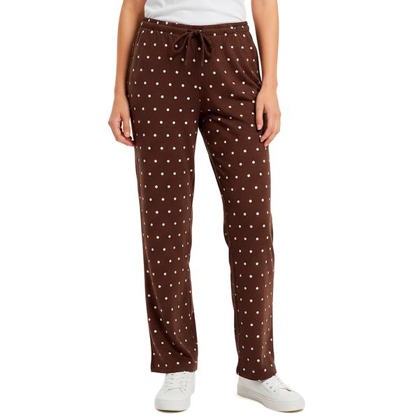 Juniors Rebel Veil French Terry Wide Leg Pants - Chocolate