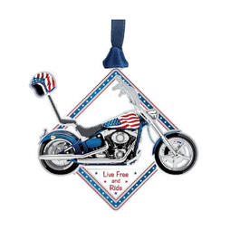 Beacon Design Americana Motorcycle Ornament