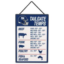 Open Road Giants Tailgate Temps Wall Decor