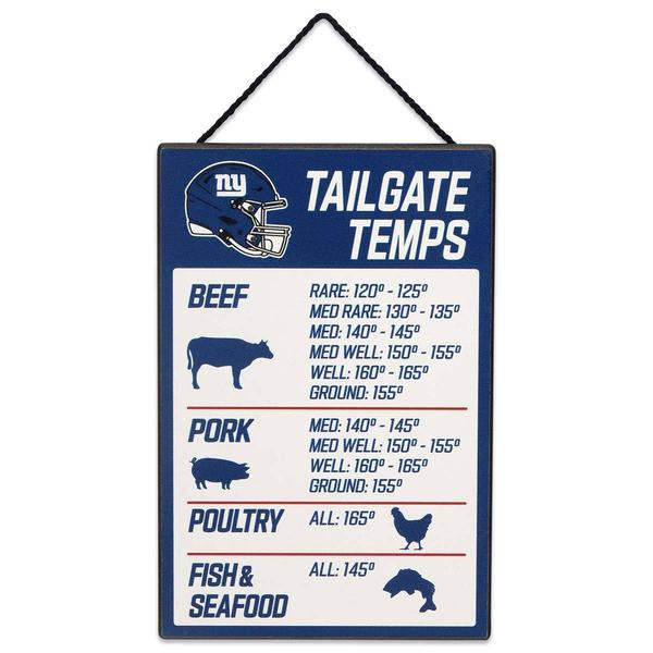 Open Road Giants Tailgate Temps Wall Decor
