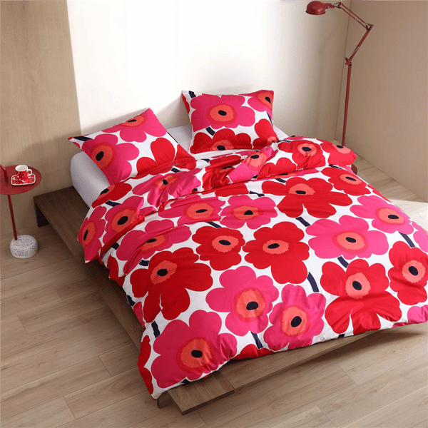 Marimekko Unikko Cotton Duvet Cover Set - image 