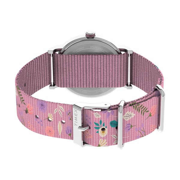 Womens Timex&#174; Peanuts Floral Watch - TW2V77800JT