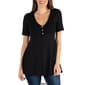 Womens 24/7 Comfort Apparel Short Sleeve Tunic - image 4