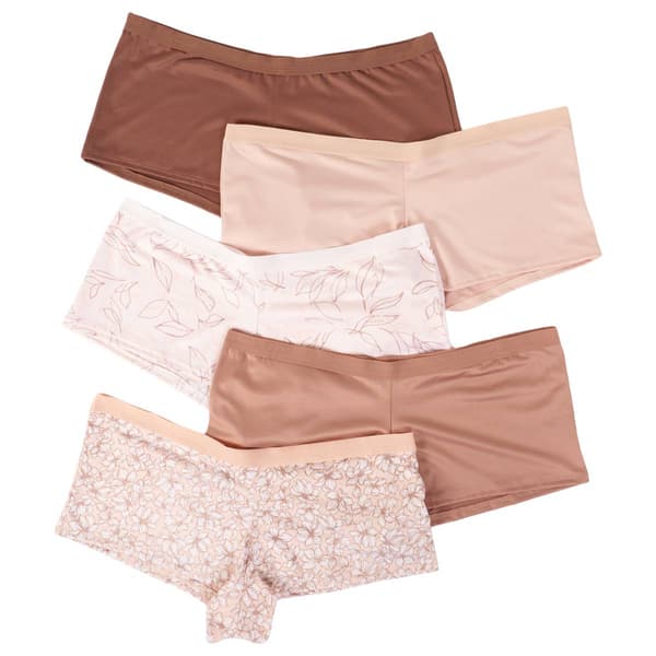 Plus Size Delta Burke 5pk. Micro Boyshort Panties DB3290-5PK - image 