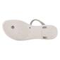 Womens Ashley Blue T-Strap Flip Flops w/Rhinestones - image 5