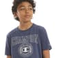 Boys (8-20) Champion® Graphic Tee - Vintage Indigo - image 2
