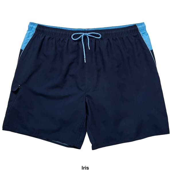 Mens Big & Tall Hawaiian Authentics Sand Piper Cargo Swim Trunks