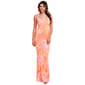 Juniors Crystal Doll Floral Sequin Mesh Sheath Dress - image 1