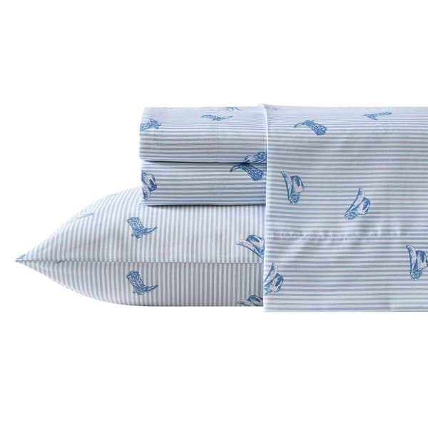 Wrangler Cowboy Pinstripe Sheet Set
