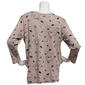 Plus Size Bonnie Evans 3/4 Sleeve Leaves And Birds Tee - image 2
