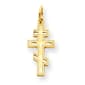 Gold Classics&#40;tm&#41; 14kt. Eastern Orthodox Cross Charm - image 1