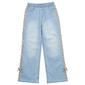 Girls (7-16) Aeropostale Baggy Wide Leg Leopard Bow Jeans - image 2