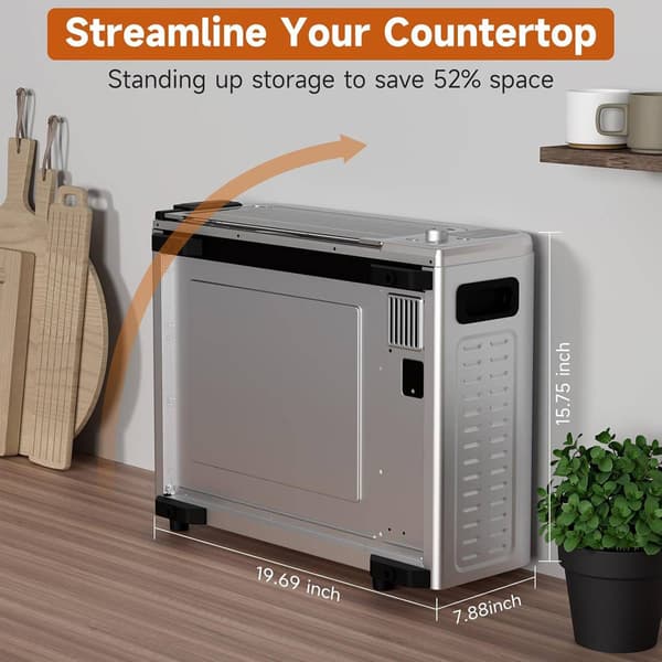 Kitchen Elite 8 In 1 Digital Toaster Oven Air Fryer