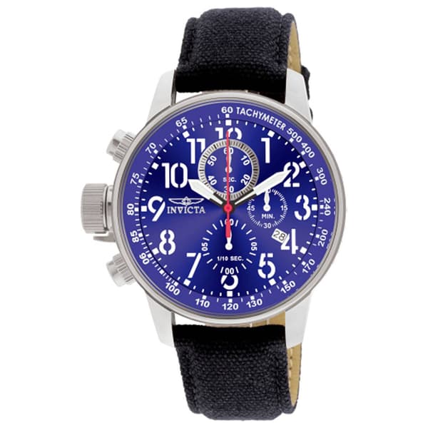 Mens Invicta I-Force Zager Blue Dial Quartz Watch - 1513 - image 