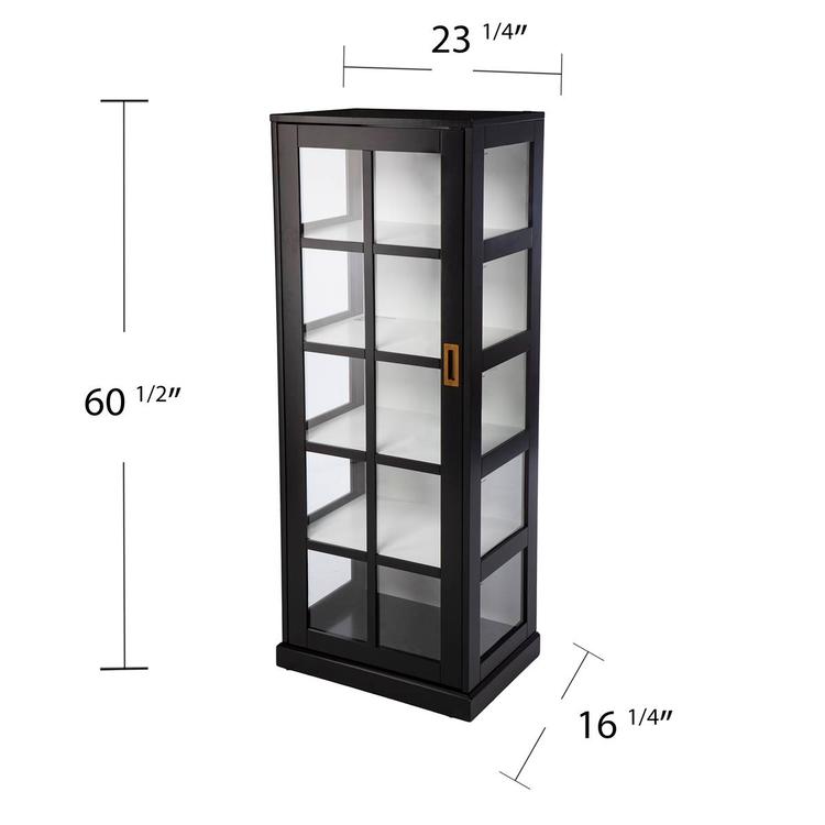Southern Enterprises Burland Tall Curio Cabinet