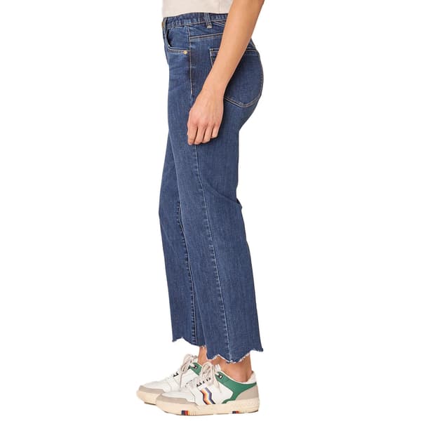 Petites Democracy "Ab" Solution Skyrise Barely Bootcut Jeans
