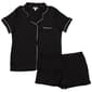 Womens Nicole Miller Short Sleeve Solid Shorty Pajama Set - image 2