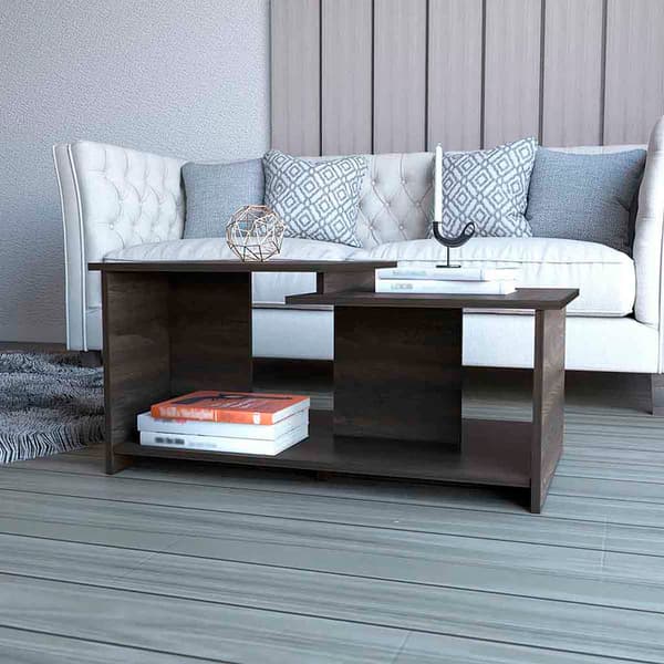 FM FURNITURE Black Waycross Coffee Table
