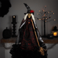 Northlight Victorian Style Witch with Broom Halloween Figure - image 3