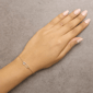 Haus of Brilliance 10kt. Gold Diamond Paperclip Link Bracelet - image 4