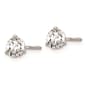 Pure Fire 14kt. White Gold Screwback 2/3ctw. Diamond Earrings - image 2