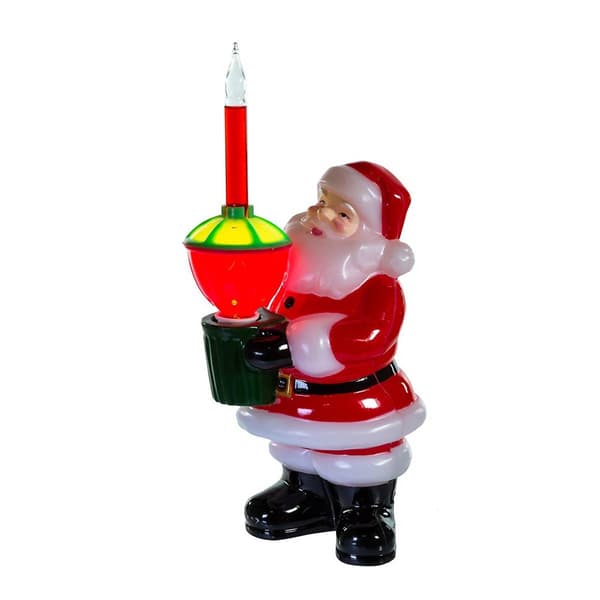 Kurt Adler Injection Mold Santa Bubble Light Tabletop Decoration