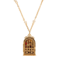 Symbols of Faith Gold-Tone Jesus Locket Faux Pearl Necklace - image 1