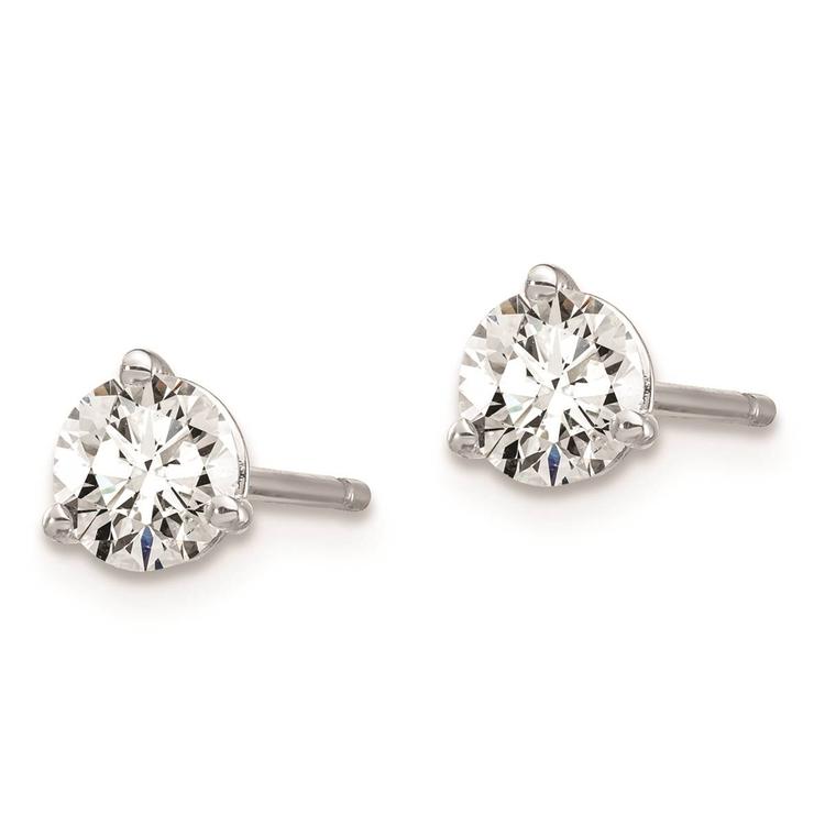 Pure Fire 14kt. White Gold 3/4ctw. Lab Grown Diamond Earrings