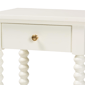 Baxton Studio Terentia Nightstand with Bobbin Legs - image 6