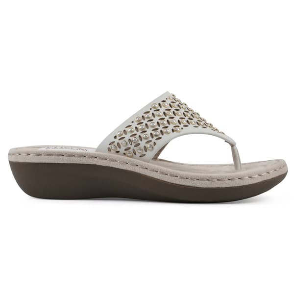 Womens Cliffs by White Mountain Camila Thong Sandals